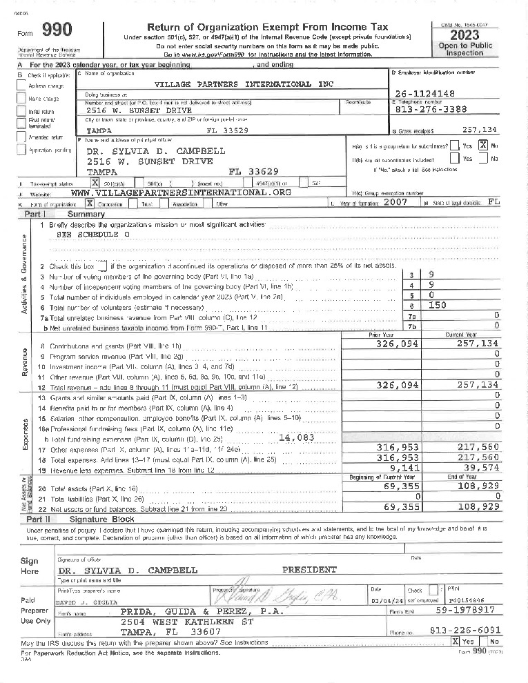thumbnail of VPI Form 990 for 2023
